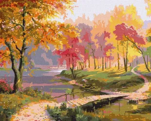 Painting by numbers - Magic autumn