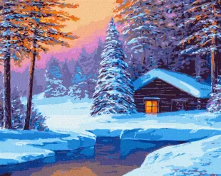 Painting by numbers - Winter silence