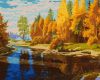 Картина за номерами - Золотий жовтень ©ArtAlekhina