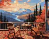Painting by numbers - Breakfast in the mountains ©art_selena_ua