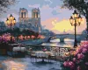Painting by numbers - A French landscape ©art_selena_ua