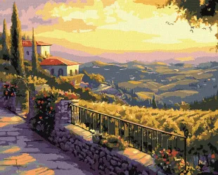 Картина за номерами - Італійський вечір ©art_selena_ua