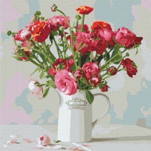 Painting by numbers - Graceful tenderness ©Ira Volkova