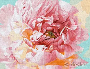 Картина за номерами - Ніжна півонія ©Ira Volkova