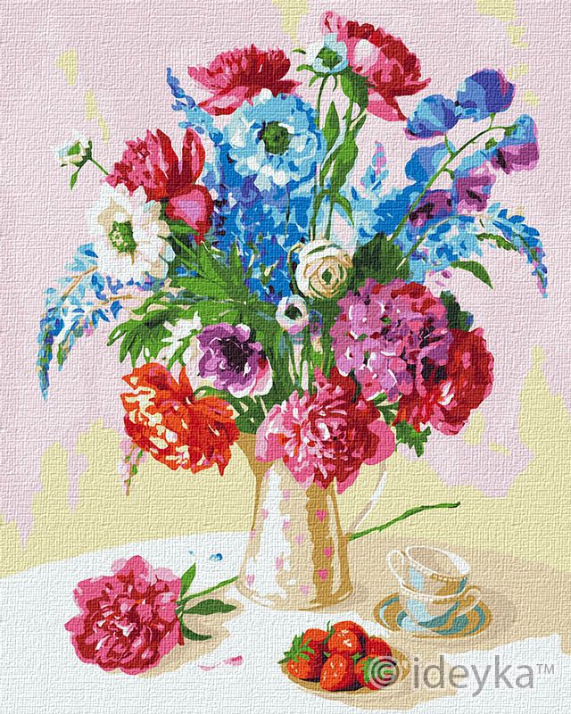 Картина за номерами - Полуниця на двох ©Ira Volkova