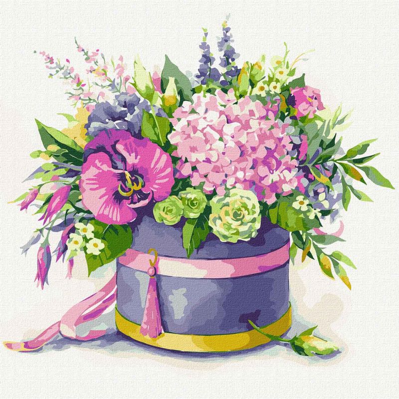 Painting by numbers - Inspiration in a box