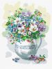 Painting by numbers - Bouquet with wild strawberries