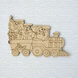 Figure from plywood - Christmas tree toy №17