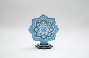 Figure from plywood - Inspiration mandala