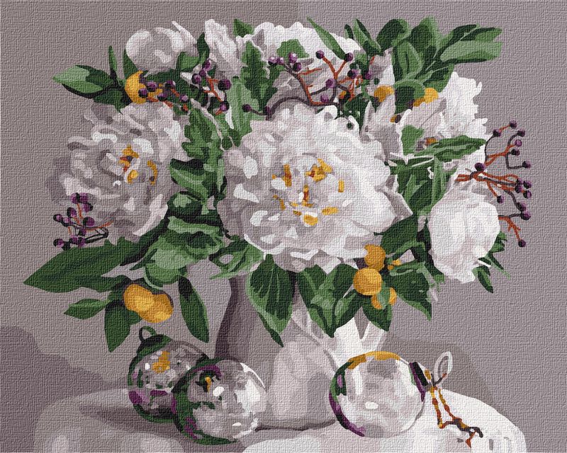 Painting by numbers - Fragrant peonies 