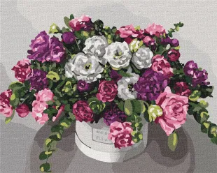 Картина за номерами - Розкішний букет
