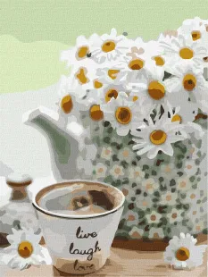 Painting by numbers - Chamomile tenderness 