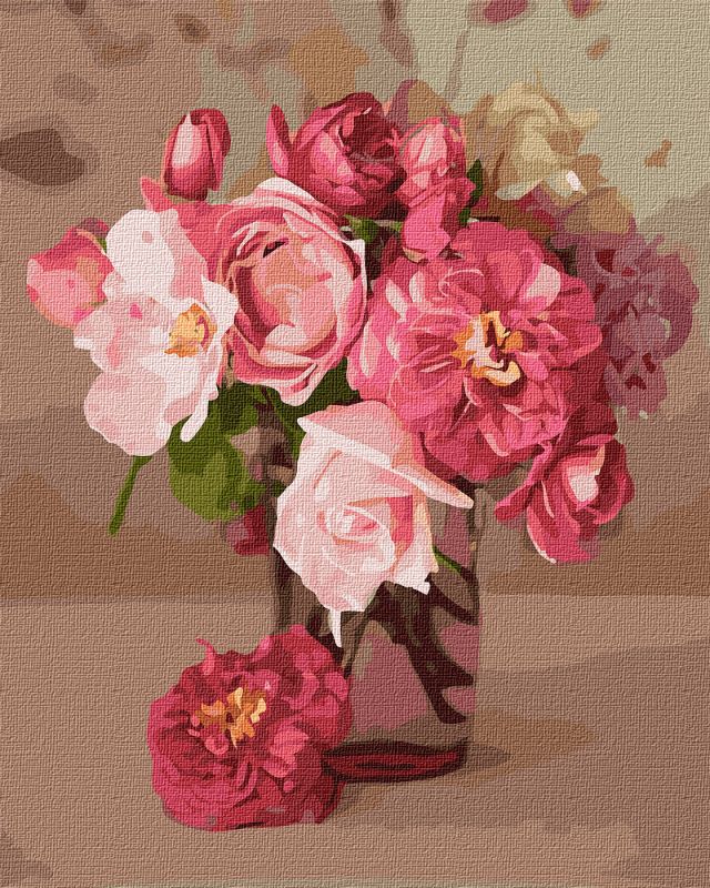 Painting by numbers - Pink inspiration 