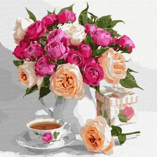 Painting by numbers - Flower tenderness 