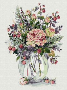 Painting by numbers - Fragrant bouquet