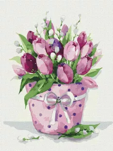 Painting by numbers - Tulip tenderness