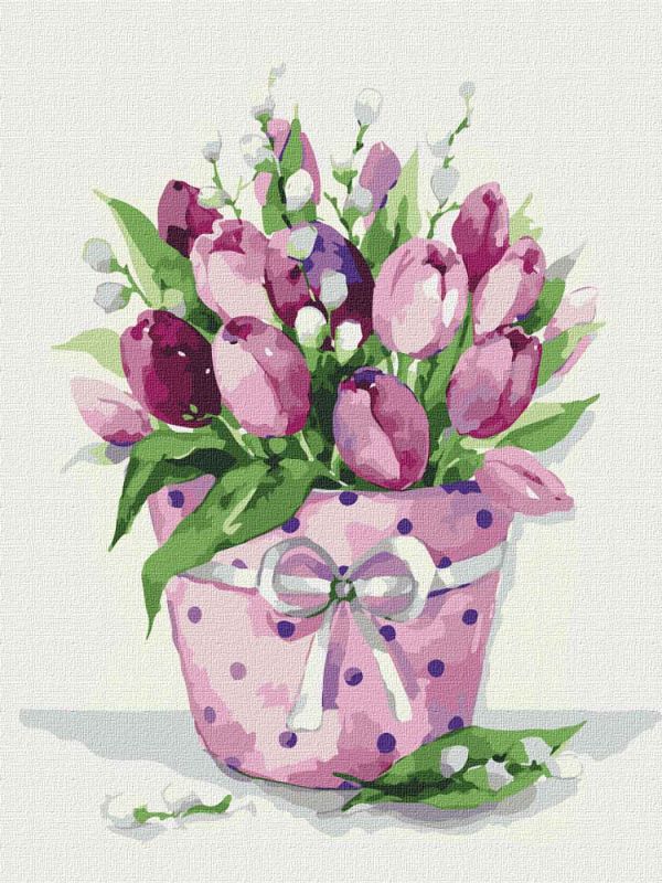 Painting by numbers - Tulip tenderness