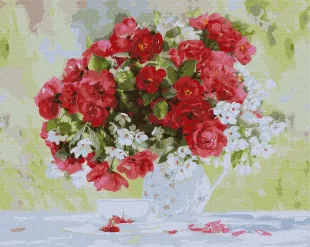 Картина за номерами - Квітуча насолода ©Ira Volkova