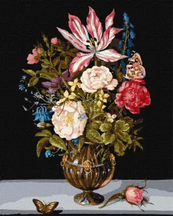 Картина за номерами - Квітуча композиція ©Ambrosius Bosschaert de Oude