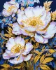 Painting by numbers - Elegant flowers with extra metallic paints ©victoria_art___