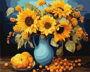 Картина за номерами - Соняшникова гармонія ©art_selena_ua