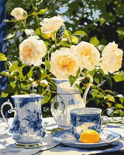 Картина по номерам - Элегантное чаепитие ©art_selena_ua