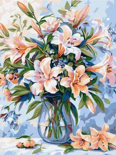 Картина за номерами - Квіткова поема ©art_selena_ua