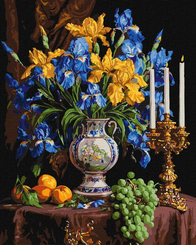 Painting by numbers - Gorgeous irises ©sophiia_іllustrations