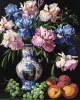 Painting by numbers - The beauty of irises ©sophiia_іllustrations