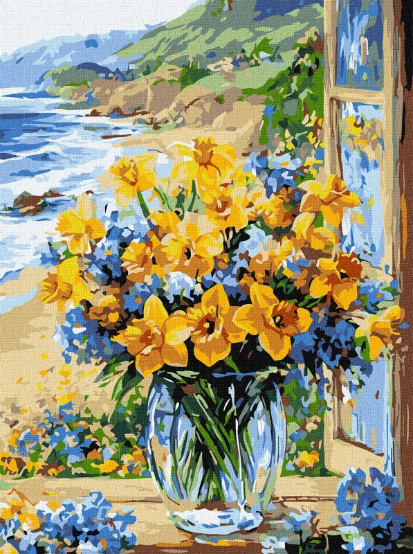 Painting by numbers - The flower coast ©art_selena_ua