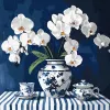 Painting by numbers - Orchid in porcelain ©art_selena_ua