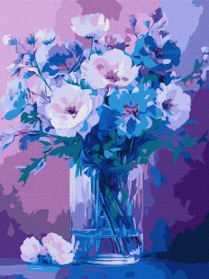 Картина за номерами - Ніжні квіти ©art_selena_ua