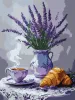 Painting by numbers - Lavender Still Life ©art_selena_ua