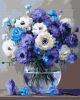 Painting by numbers - Bouquet of blue flowers ©art_selena_ua