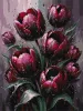 Картина по номерам - Багряные тюльпаны ©art_selena_ua