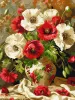 Painting by numbers - Red and white poppies ©art_selena_ua