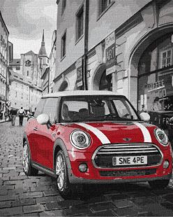 Painting by numbers - Mini Cooper 