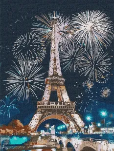 Painting by numbers - Lights of Paris 
