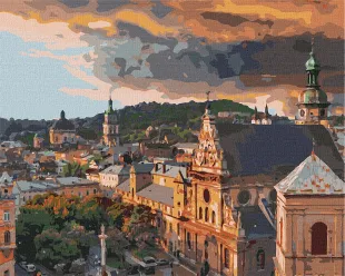 Картина за номерами - Затишний Львів