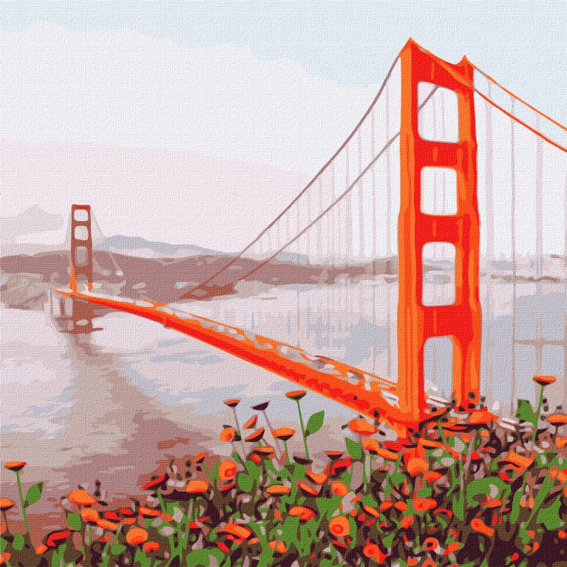 Painting by numbers - Morning San Francisco