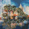 Painting by numbers - Resort town