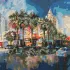 Painting by numbers - Resort town
