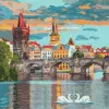 Painting by numbers - Evening Prague