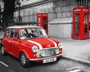 Painting by numbers - Colors of London