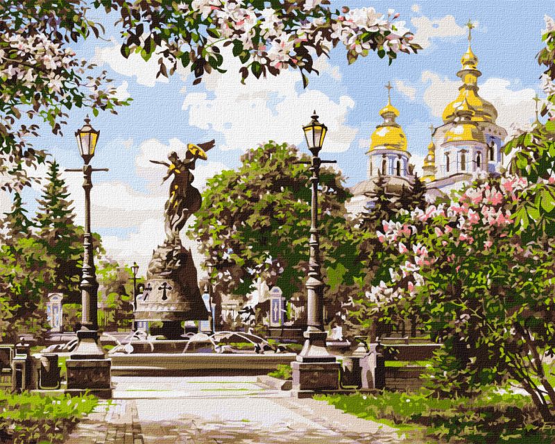 Картина по номерам - Владимирская горка ©Сергей Брандт