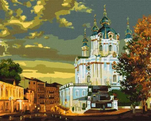 Картина за номерами - Андріївський узвіз ©Сергій Брандт
