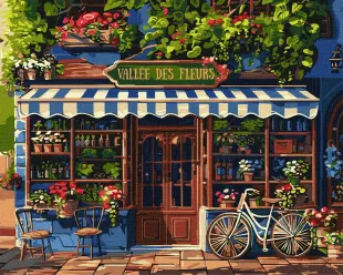 Картина за номерами - Долина квітів ©art_selena_ua