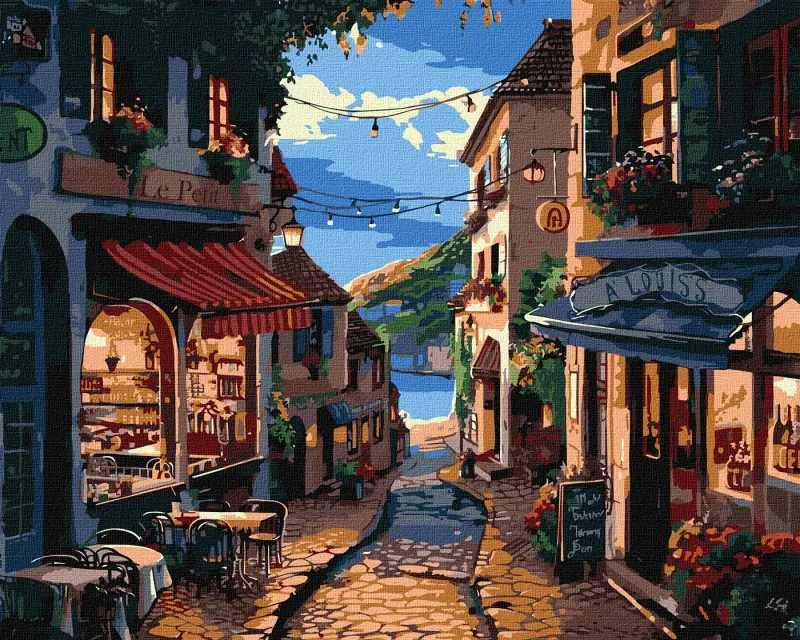Painting by numbers - French street ©art_selena_ua