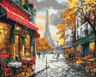 Painting by numbers - The glamour of Paris ©art_selena_ua