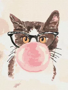 Картина за номерами - BUBBLE GUM